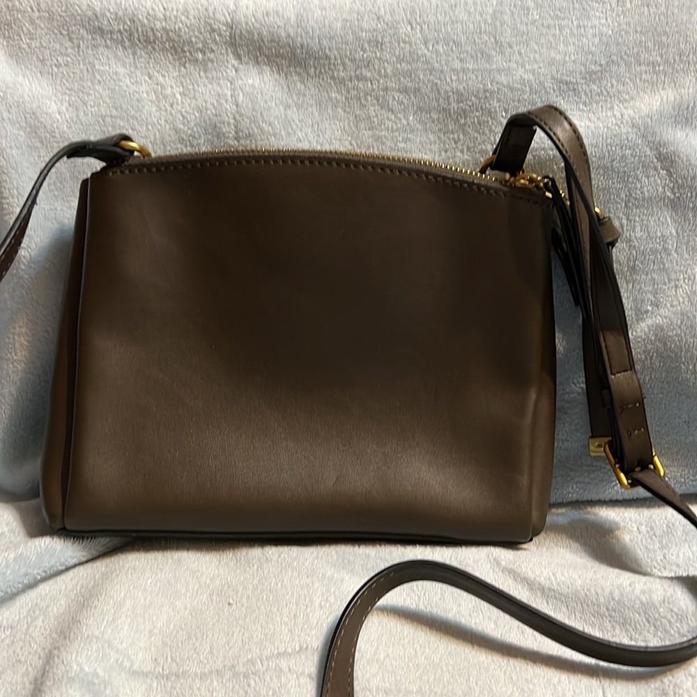 Nine West Purse Brown Leather 10x8x2 - Picture 2 of 5